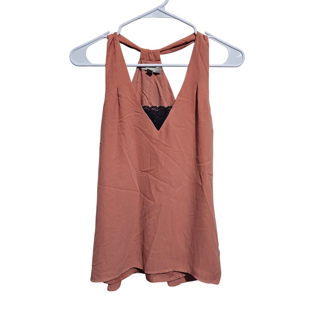 Banana Republic Blouse Womens Petite XXS Tank Sleeveless Razorback Top (938)